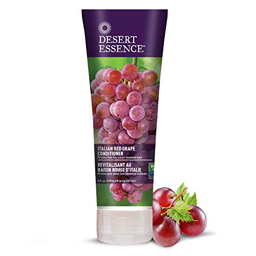 Desert Essence Italian Red Grape Shampoo & Conditioner Bundle - 8 Fl Oz - Color Protection & UV Defense