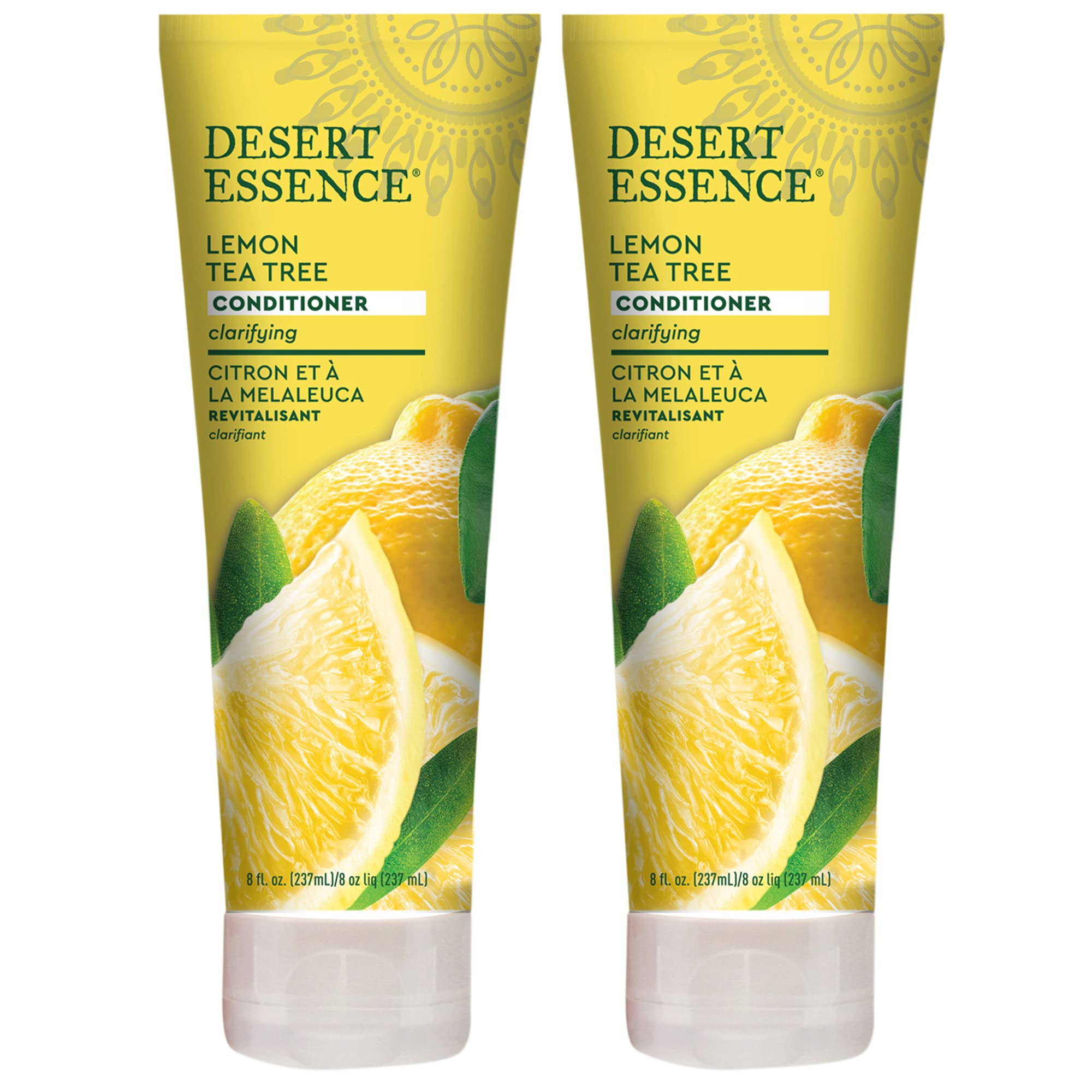 Lemon Tea Tree Shampoo & Conditioner Bundle for Oily Hair - 8 fl oz (Pack of 2)